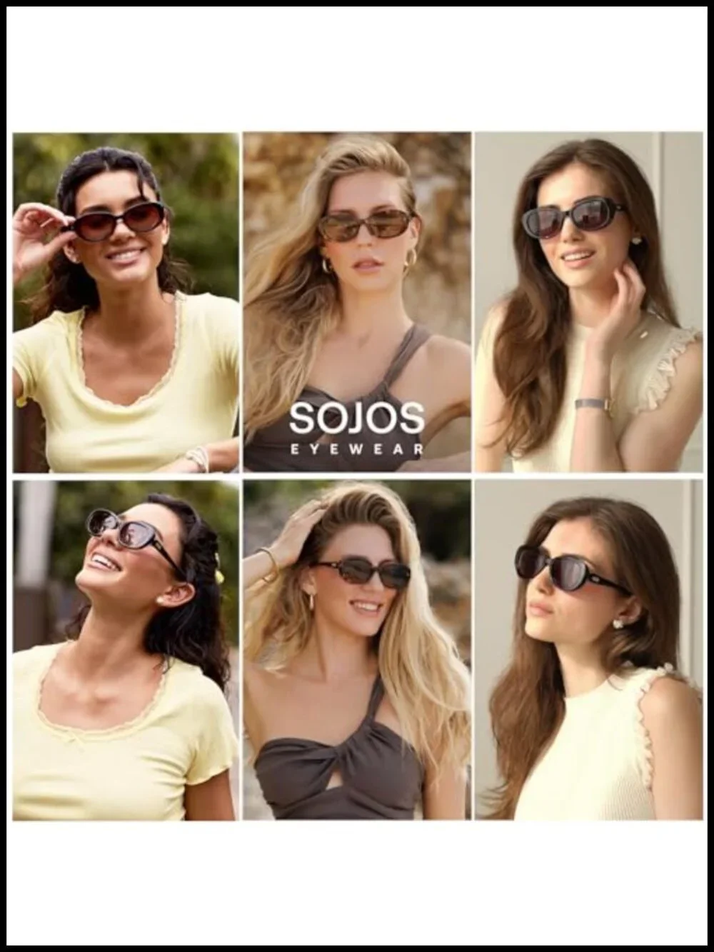 Retro Oval Polarized Sunglasses with UV400 TAC Lenses